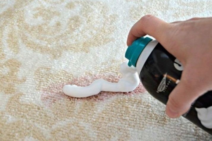 Пена для бритья для ковров чистки