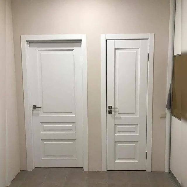 Межкомнатные двери белые в интерьере