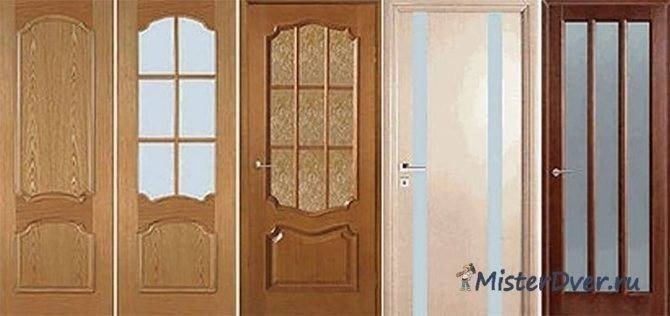 Межкомнатные двери из шпона