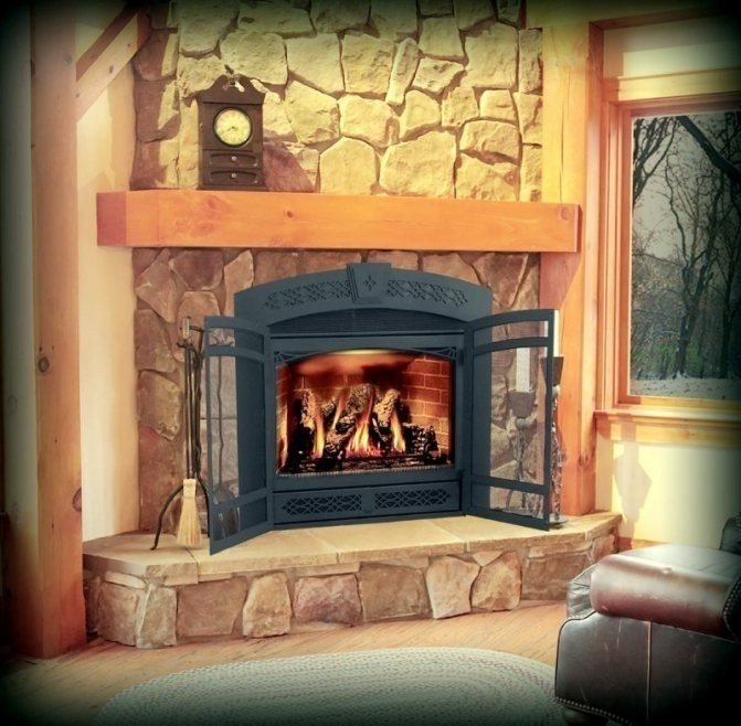 Дровяная печь-камин fireplace colorado