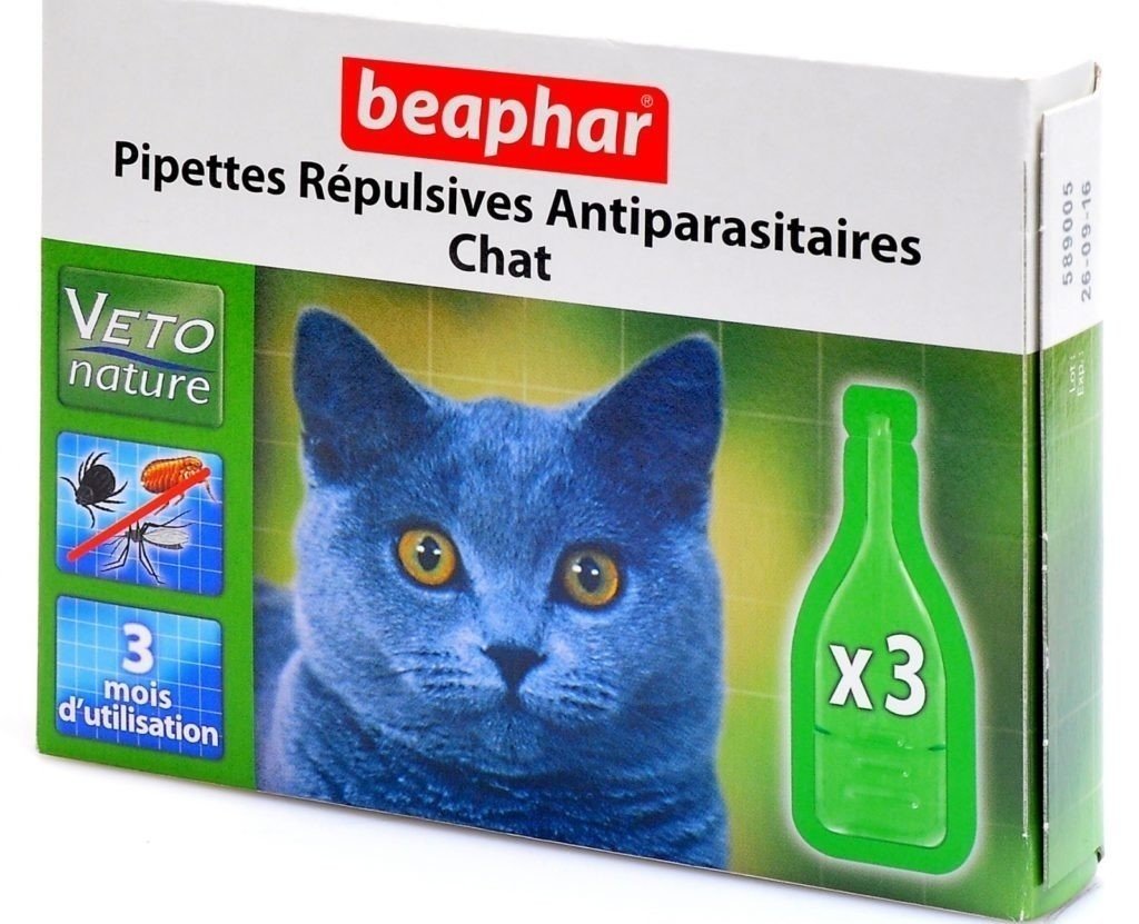 Beaphar veto от блох для кошек капли