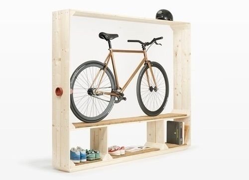 Шкаф для велосипеда в квартире