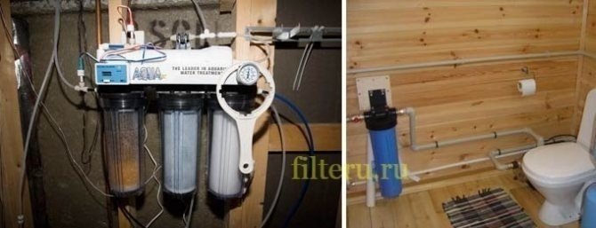 Магистральный фильтр для воды из скважины