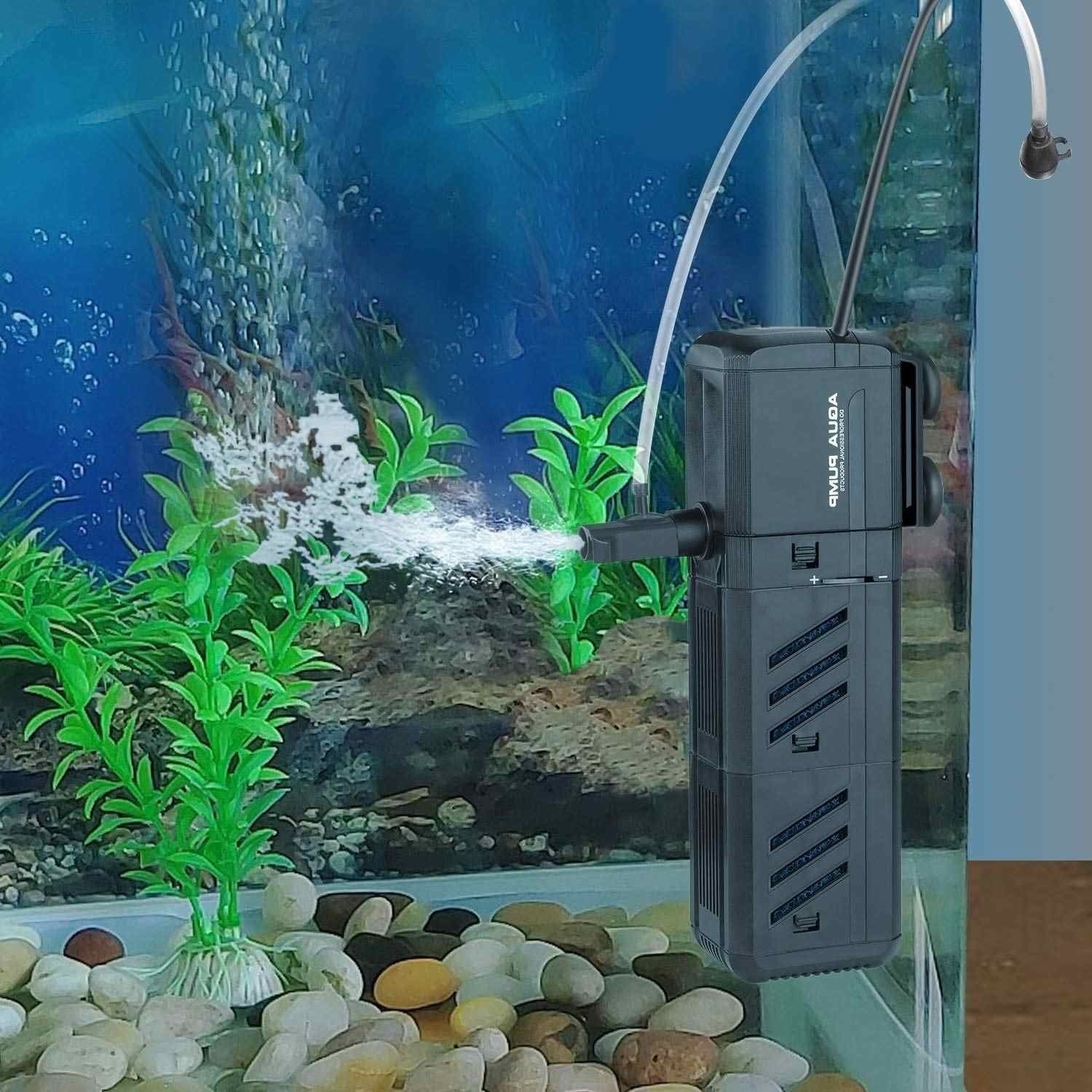 Фильтр барбус для аквариума с губкой снаружи