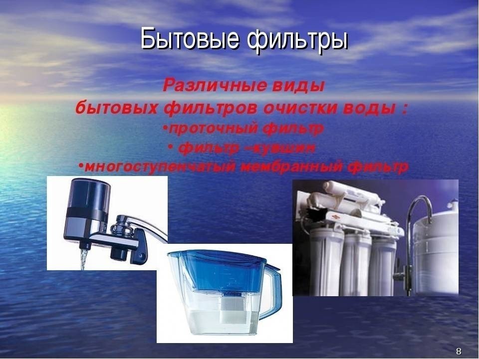 Бытовой фильтр для очистки воды