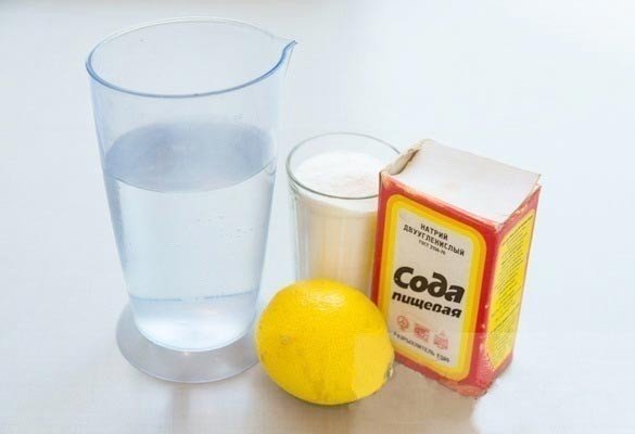 Сода сахар лимонная кислота вода шипучка