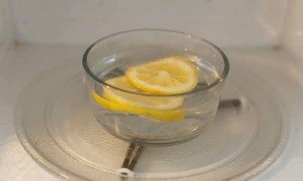 Лимонный сок в микроволновке