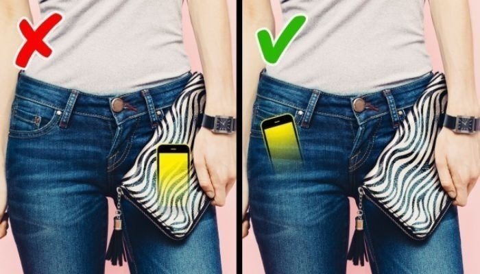 Почему нельзя носить телефон в кармане
