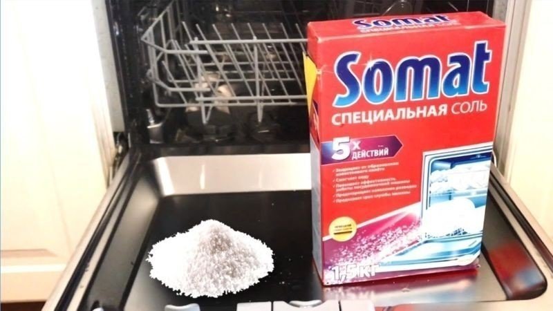Соль для посудомоечной машины finish
