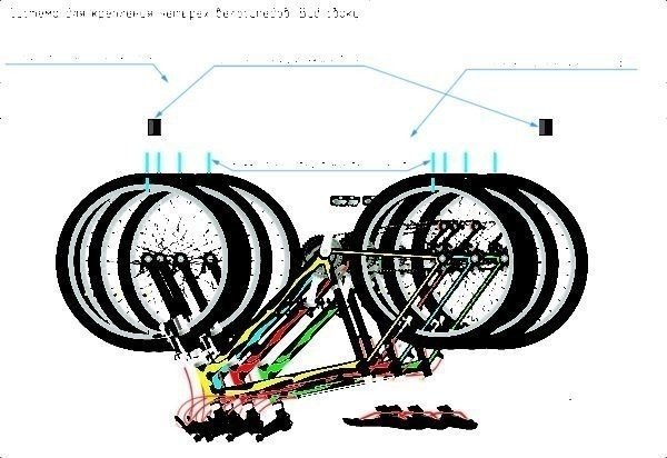 Крепление для велосипеда на потолок своими руками чертежи