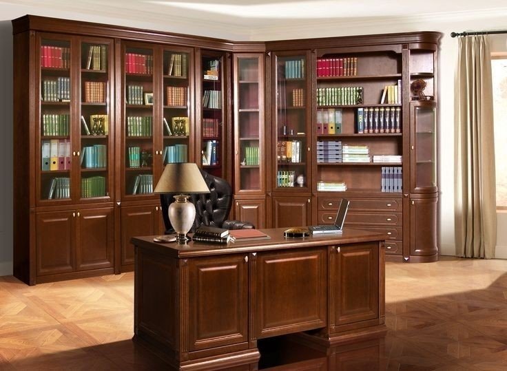 Мебель для домашнего кабинета библиотеки