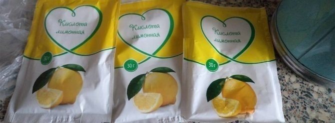 Лимонная кислота и сода