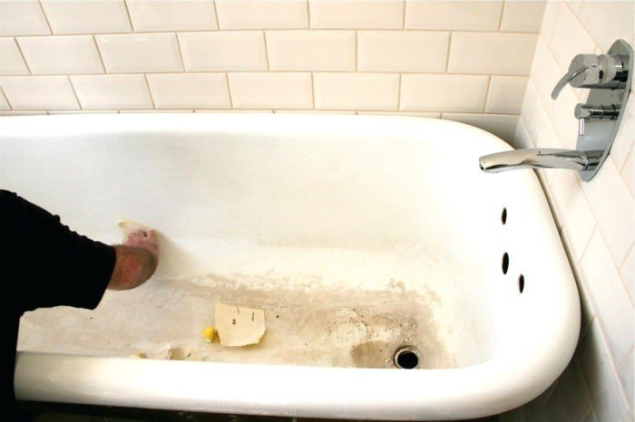 Реставрация ванны жидким акрилом