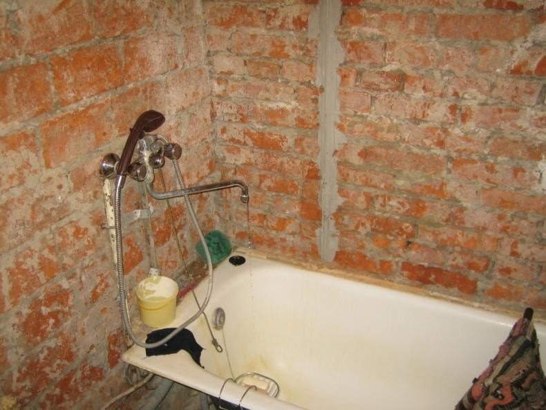 Штукатурка стен в ванной