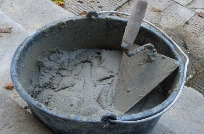 Раствор из цемента и песка
