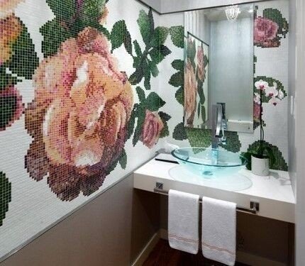 Мозаика панно для ванной комнаты