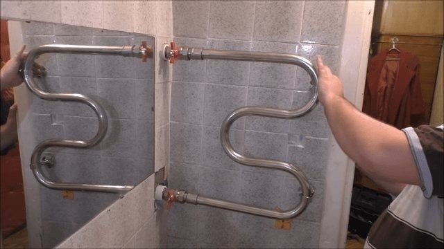 Теплый пол от полотенцесушителя в ванной