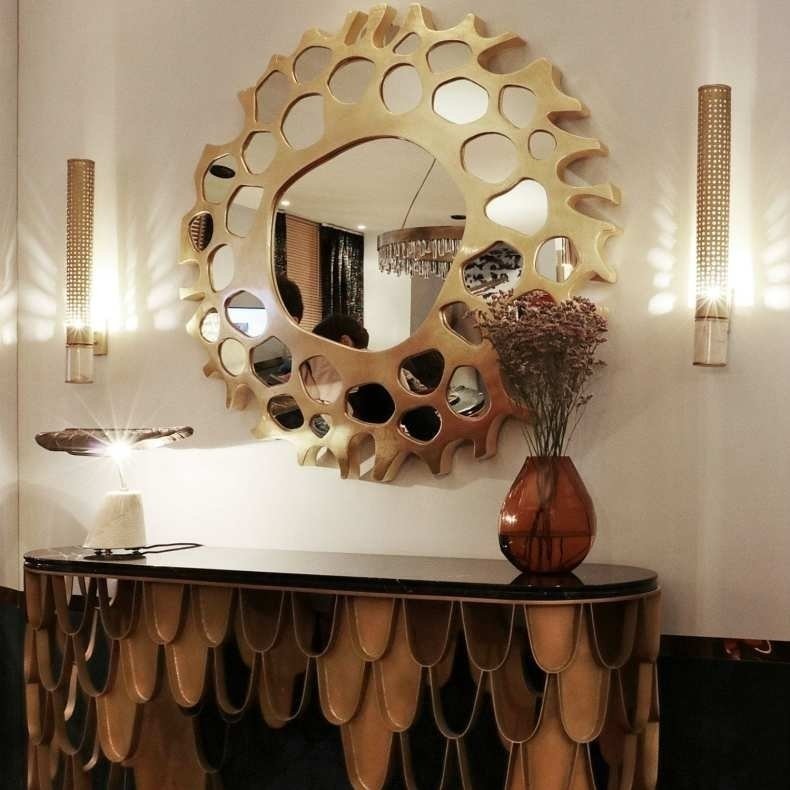 Зеркала в стиле бохо в интерьере