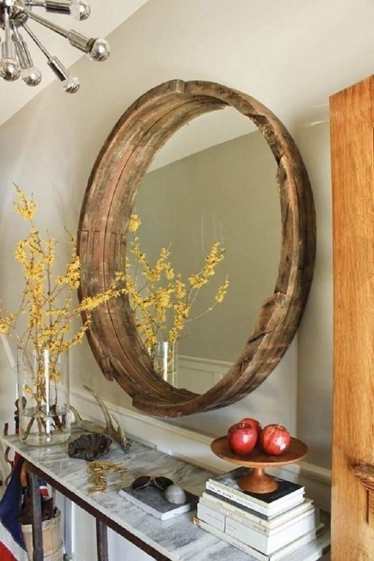 Зеркало из дерева